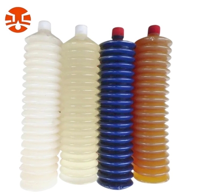 Partes de maquinaria industrial Tubo de resorte azul transparente Grasa a prueba de polvo Solución ventajosa