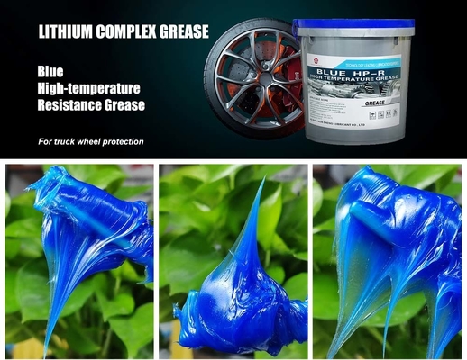 Aceite base de alta viscosidad Maquinaria pesada Lubrificante de rociado de grasa de litio blanco y azul